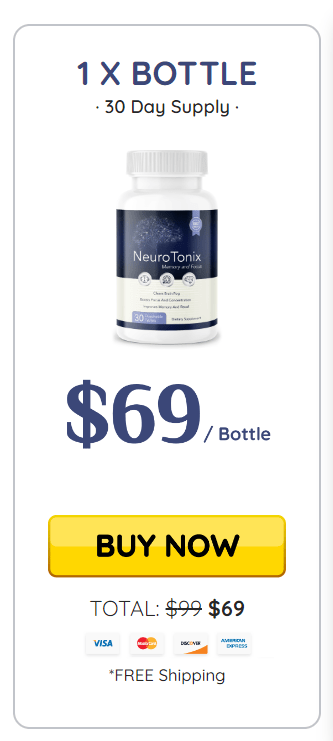 NeuroTonix 1 bottle price
