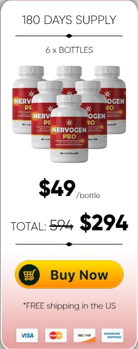 6 bottles price of nervogen pro